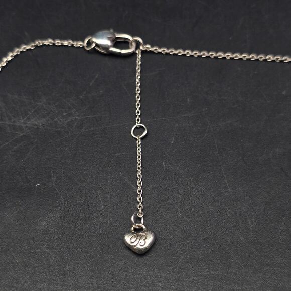 Brighton Ferrara Collar Necklace Silver Tone Filigree Station Beads Chain - Picture 4 of 6